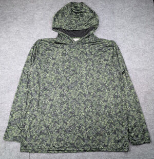 Googan Squad Hoodie Men 2XL Fishing Camo Outdoors Athleisure Performance Graphic